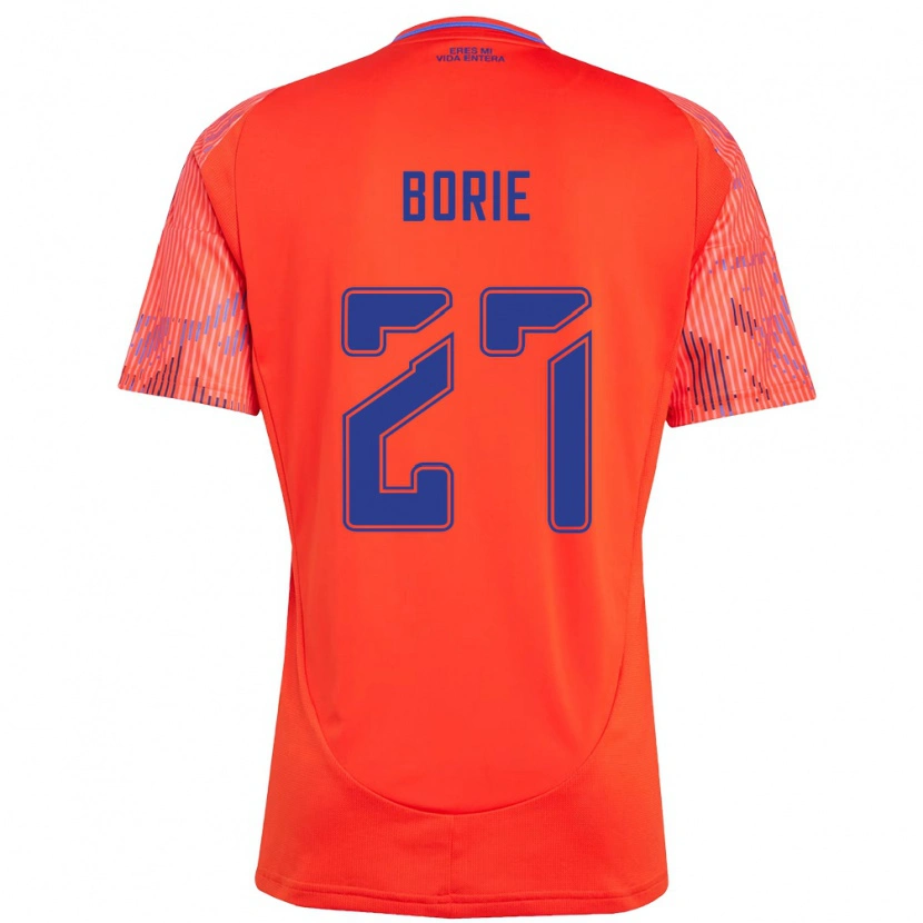 Danxen Mænd Emilie Borie #27 Himmelblå Udebane Spillertrøjer 2025/26 Trøje T-Shirt