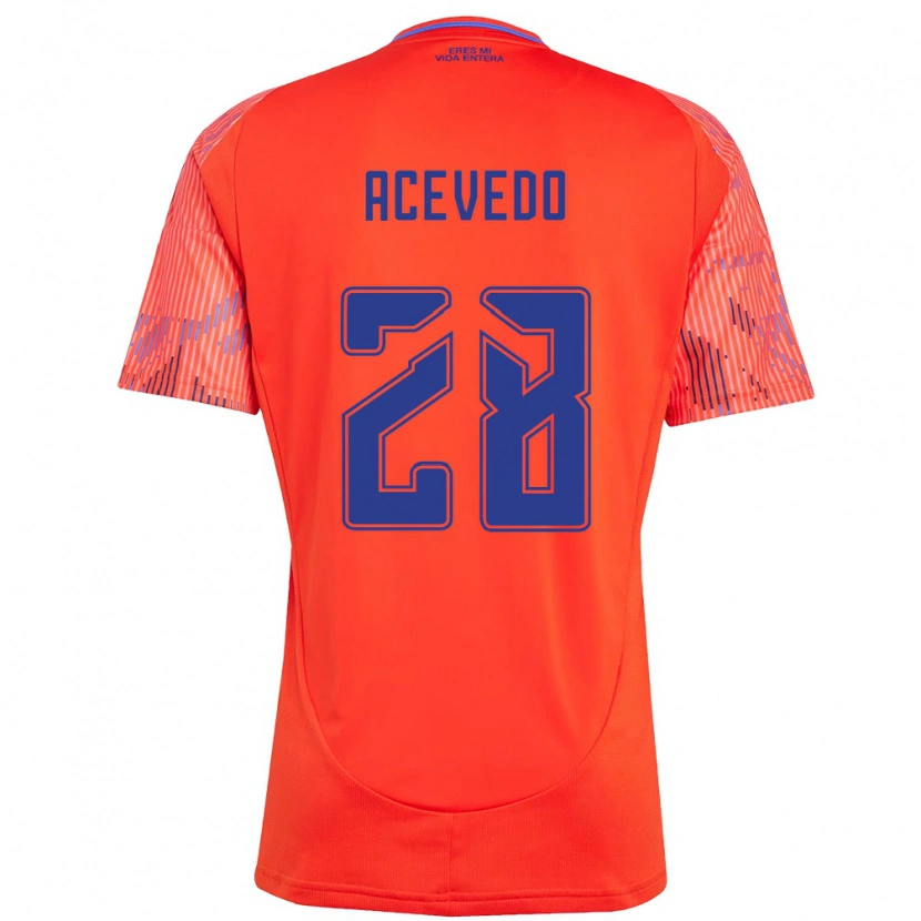 Danxen Mænd Florencia Acevedo #28 Himmelblå Udebane Spillertrøjer 2025/26 Trøje T-Shirt