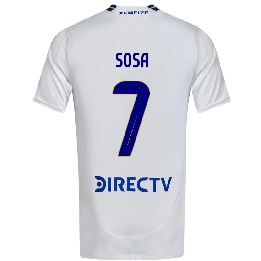 Danxen Mænd Elián Sosa #7 Royal Blå Gul Udebane Spillertrøjer 2025/26 Trøje T-Shirt