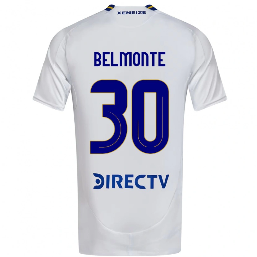 Danxen Mænd Tomás Belmonte #30 Royal Blå Gul Udebane Spillertrøjer 2025/26 Trøje T-Shirt