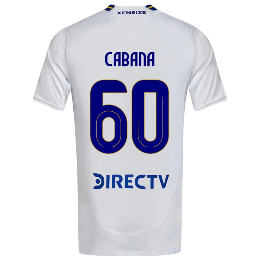 Danxen Mænd Juan Pablo Cabana #60 Royal Blå Gul Udebane Spillertrøjer 2025/26 Trøje T-Shirt