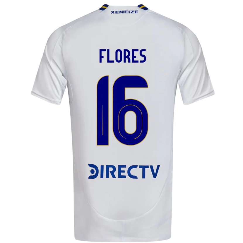 Danxen Mænd Eugenia Flores #16 Royal Blå Gul Udebane Spillertrøjer 2025/26 Trøje T-Shirt