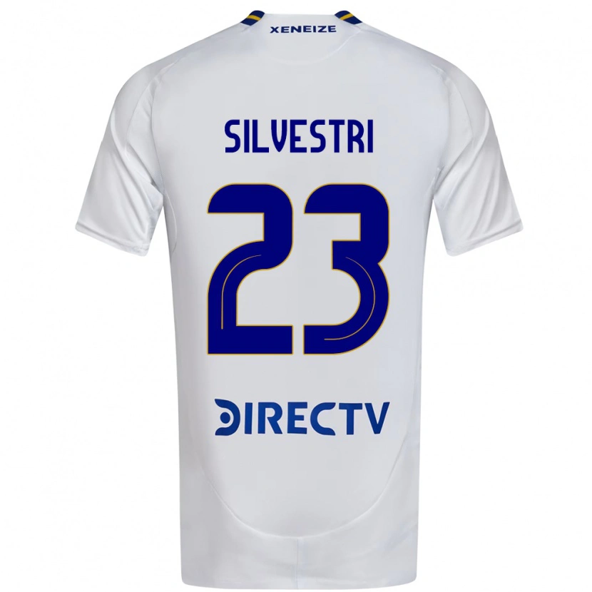 Danxen Mænd Delfina Silvestri #23 Royal Blå Gul Udebane Spillertrøjer 2025/26 Trøje T-Shirt