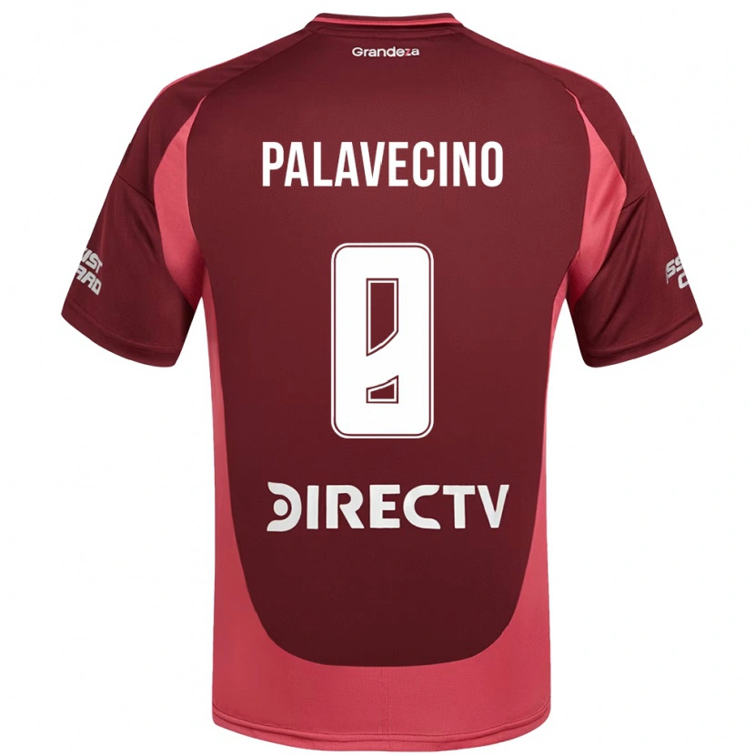 Danxen Mænd Agustin Palavecino #8 Hvid Rød Udebane Spillertrøjer 2025/26 Trøje T-Shirt
