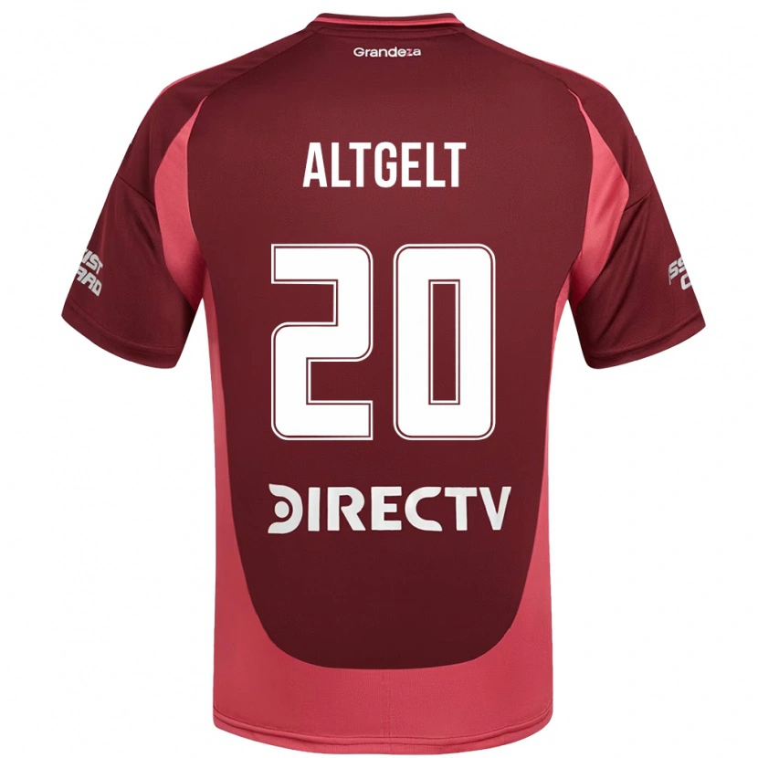 Danxen Mænd Francisca Altgelt #20 Hvid Rød Udebane Spillertrøjer 2025/26 Trøje T-Shirt