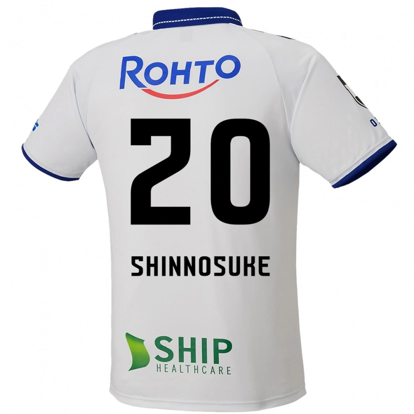 Danxen Mænd Shinnosuke Nakatani #20 Blå Hvid Sort Udebane Spillertrøjer 2025/26 Trøje T-Shirt