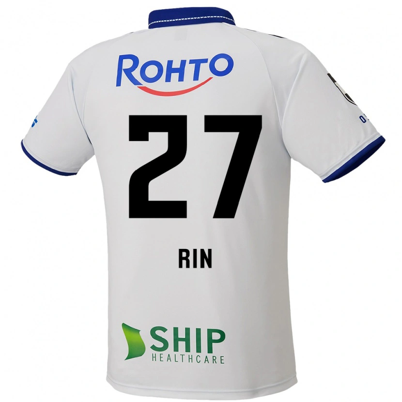 Danxen Mænd Rin Mito #27 Blå Hvid Sort Udebane Spillertrøjer 2025/26 Trøje T-Shirt