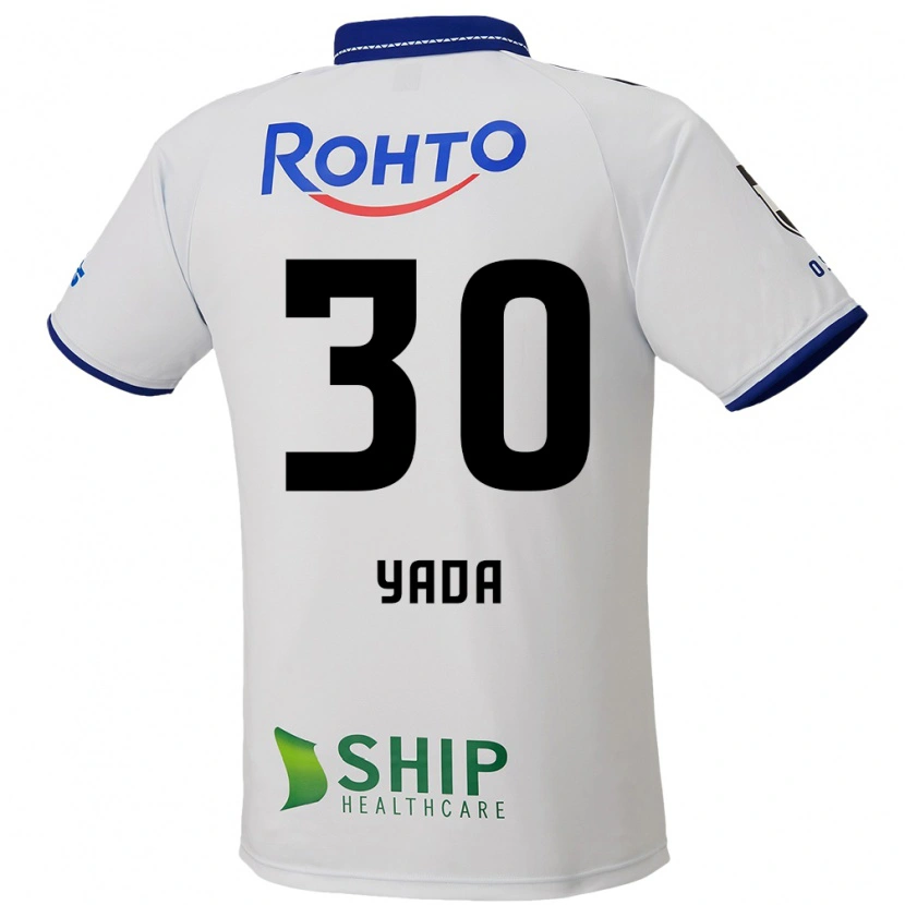 Danxen Mænd Yukito Yada #30 Blå Hvid Sort Udebane Spillertrøjer 2025/26 Trøje T-Shirt