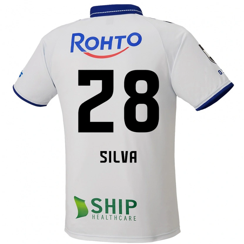 Danxen Mænd Wellington Silva #28 Blå Hvid Sort Udebane Spillertrøjer 2025/26 Trøje T-Shirt