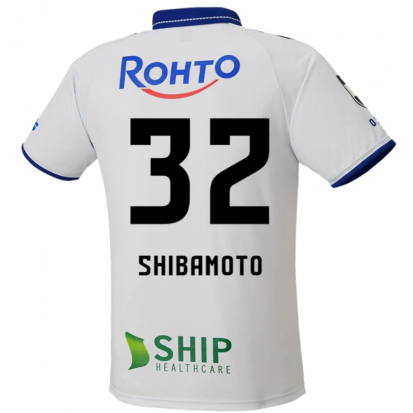 Danxen Mænd Ren Shibamoto #32 Blå Hvid Sort Udebane Spillertrøjer 2025/26 Trøje T-Shirt