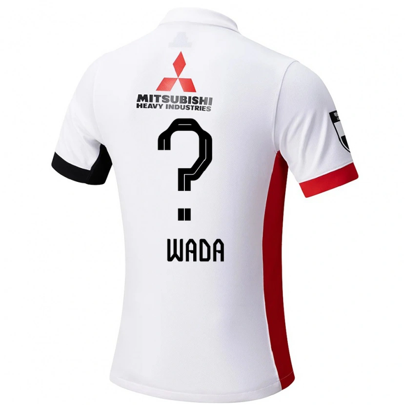 Danxen Mænd Takeshi Wada #0 Rød Hvid Udebane Spillertrøjer 2025/26 Trøje T-Shirt