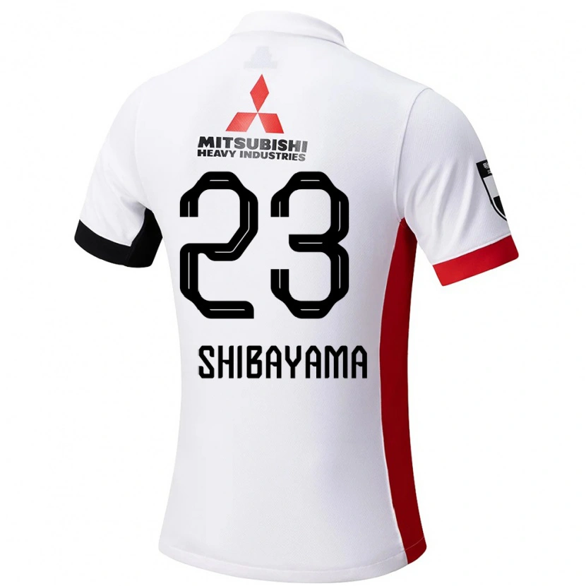 Danxen Mænd Fumina Shibayama #23 Rød Hvid Udebane Spillertrøjer 2025/26 Trøje T-Shirt