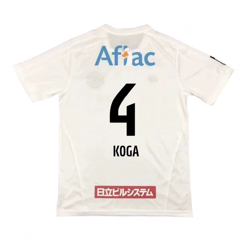 Danxen Mænd Taiyo Koga #4 Sort Gul Udebane Spillertrøjer 2025/26 Trøje T-Shirt