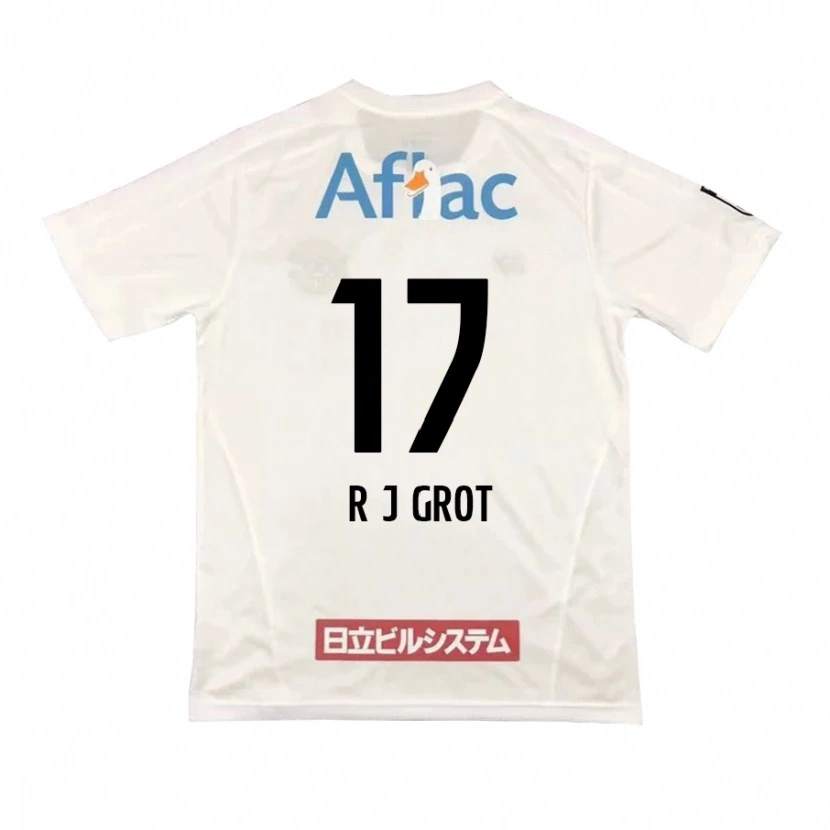 Danxen Mænd Jay-Roy Grot #17 Sort Gul Udebane Spillertrøjer 2025/26 Trøje T-Shirt