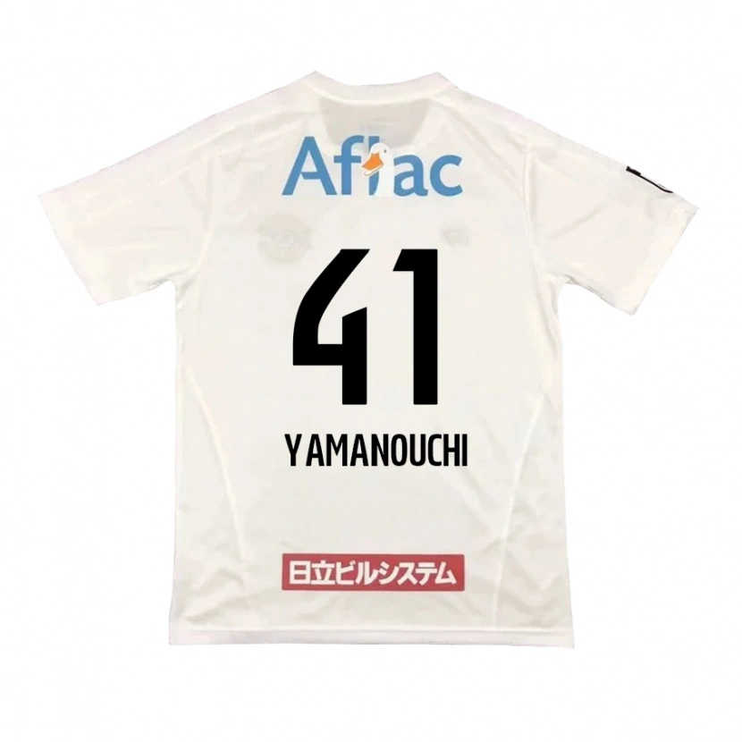 Danxen Mænd Yusei Yamanouchi #41 Sort Gul Udebane Spillertrøjer 2025/26 Trøje T-Shirt