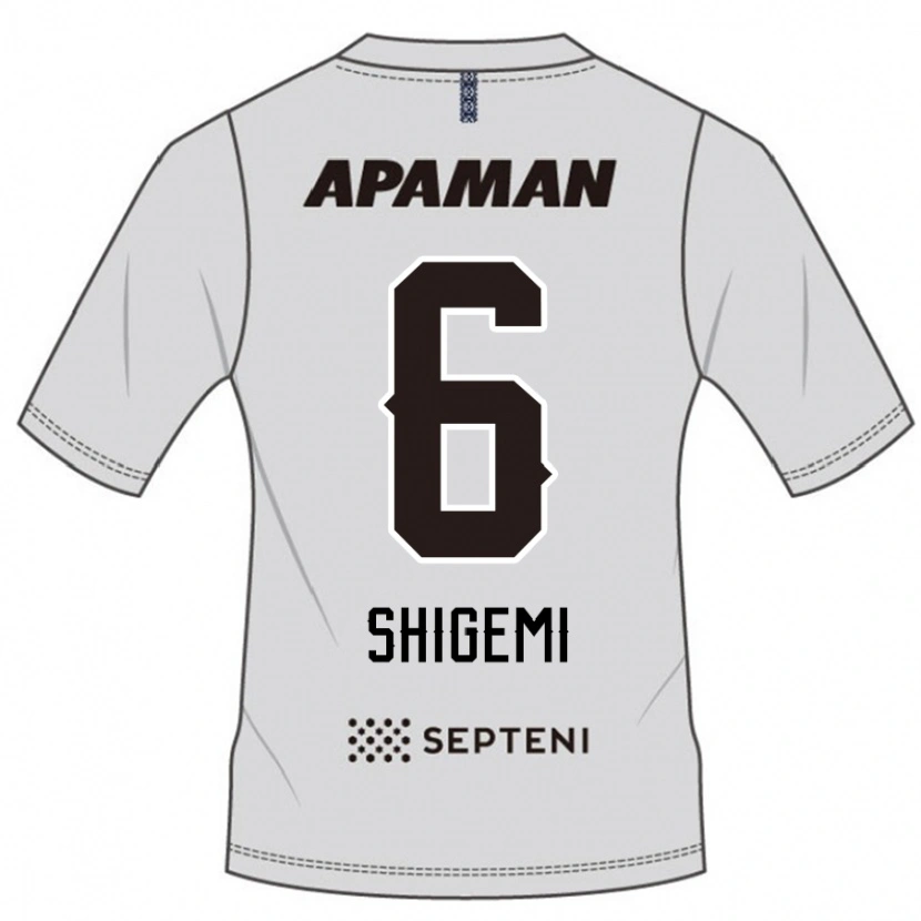 Danxen Mænd Masato Shigemi #6 Royal Blå Hvid Udebane Spillertrøjer 2025/26 Trøje T-Shirt