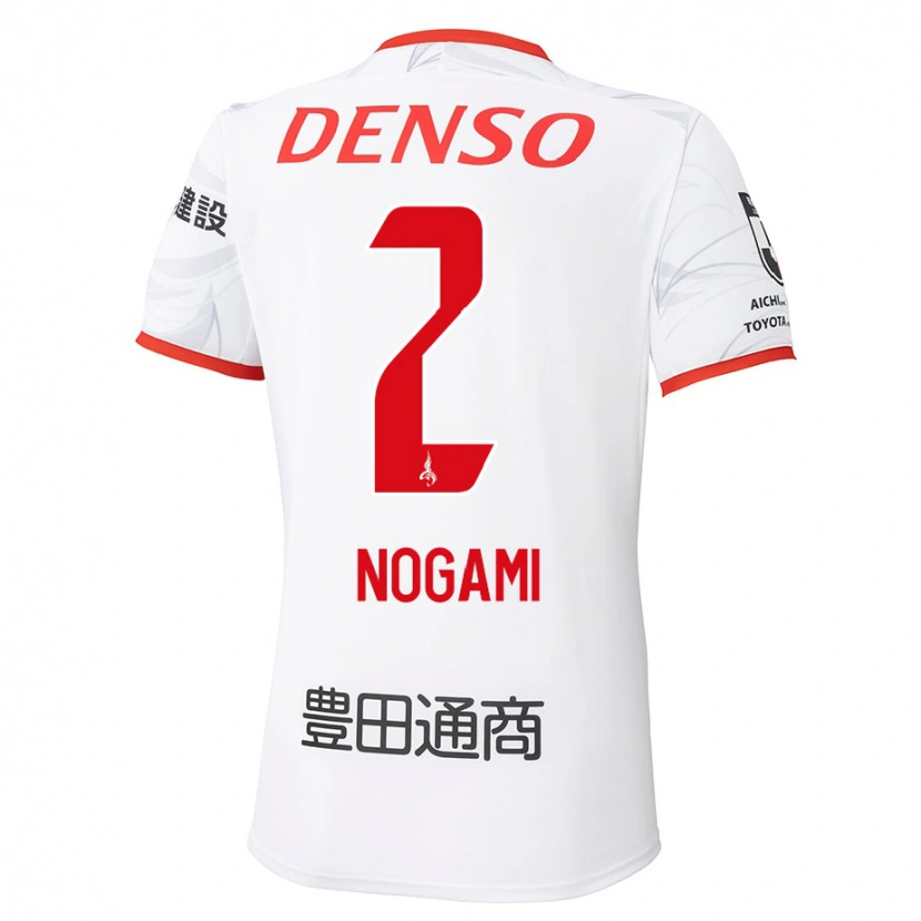 Danxen Mænd Yuki Nogami #2 Rød Gul Udebane Spillertrøjer 2025/26 Trøje T-Shirt