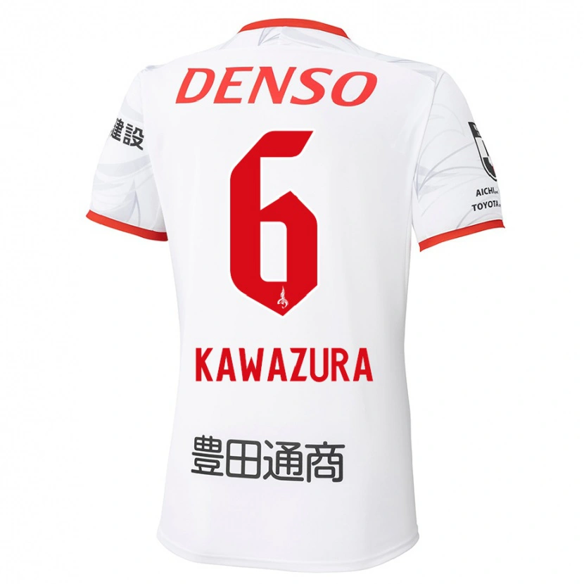 Danxen Mænd Akinari Kawazura #6 Rød Gul Udebane Spillertrøjer 2025/26 Trøje T-Shirt