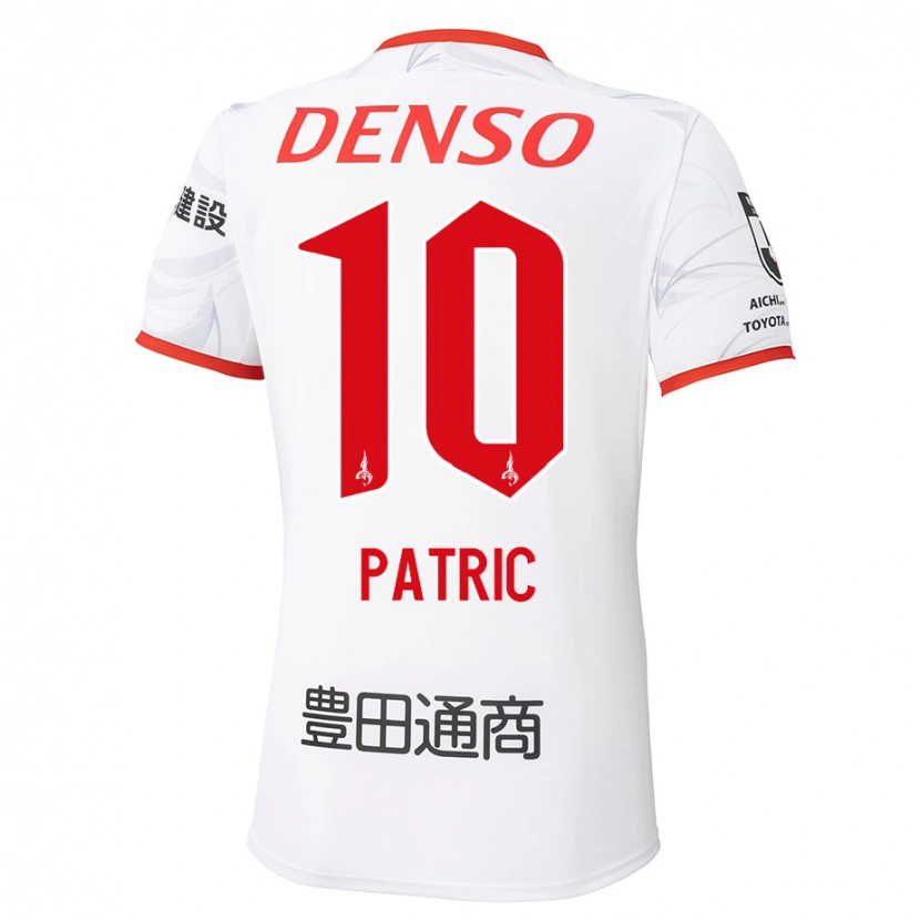 Danxen Mænd Patric #10 Rød Gul Udebane Spillertrøjer 2025/26 Trøje T-Shirt