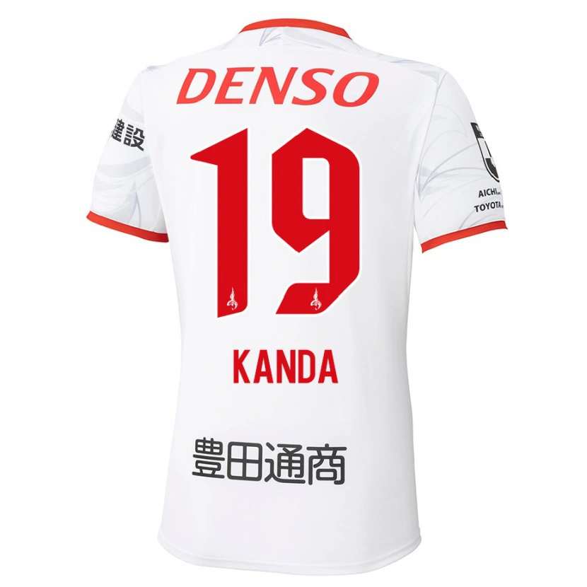 Danxen Mænd Ryu Kanda #19 Rød Gul Udebane Spillertrøjer 2025/26 Trøje T-Shirt