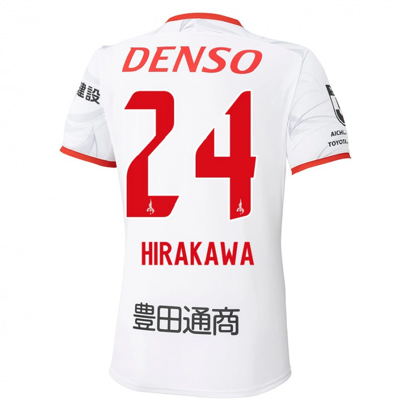 Danxen Mænd Haruto Hirakawa #24 Rød Gul Udebane Spillertrøjer 2025/26 Trøje T-Shirt