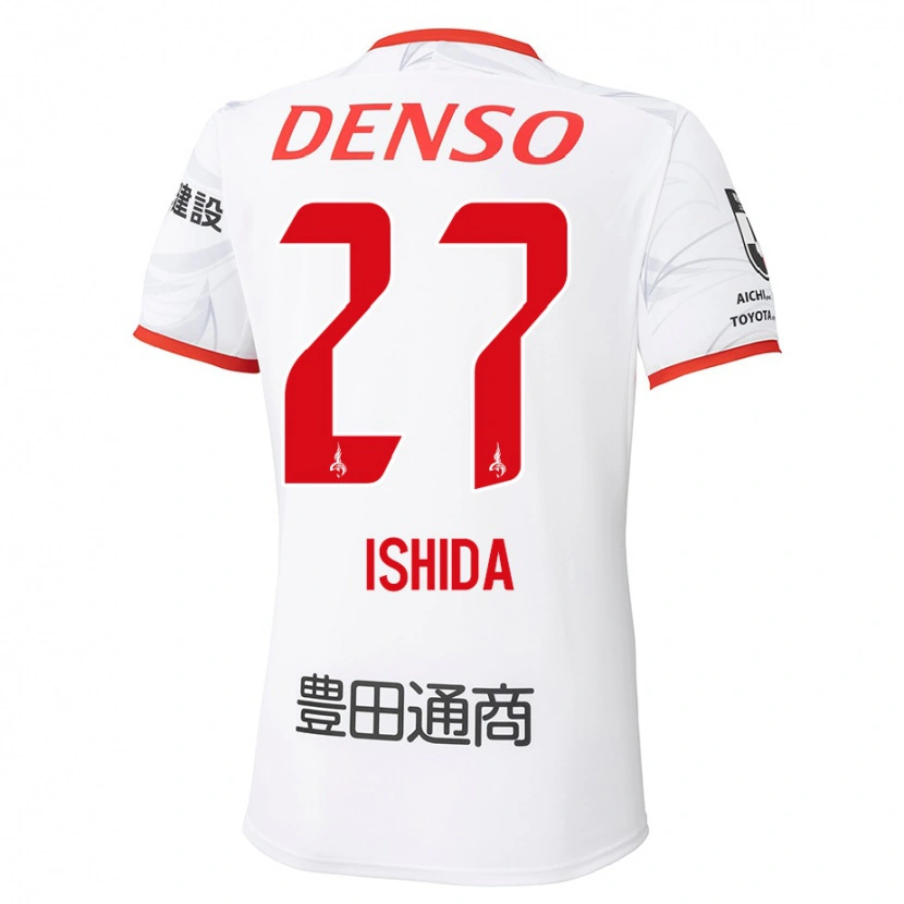 Danxen Mænd Kakeru Ishida #27 Rød Gul Udebane Spillertrøjer 2025/26 Trøje T-Shirt