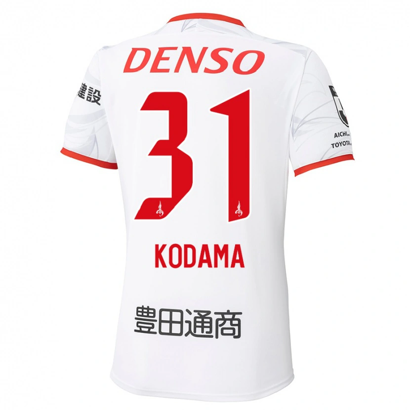Danxen Mænd Tsuyoshi Kodama #31 Rød Gul Udebane Spillertrøjer 2025/26 Trøje T-Shirt