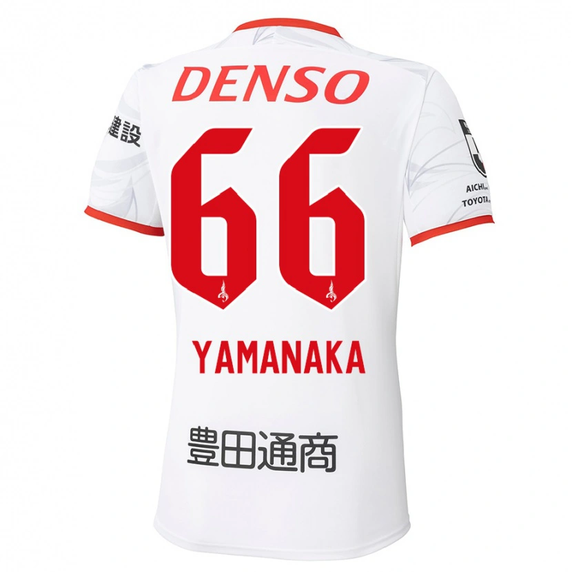 Danxen Mænd Ryosuke Yamanaka #66 Rød Gul Udebane Spillertrøjer 2025/26 Trøje T-Shirt