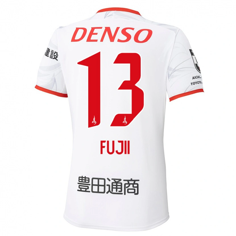 Danxen Mænd Haruya Fujii #13 Rød Gul Udebane Spillertrøjer 2025/26 Trøje T-Shirt