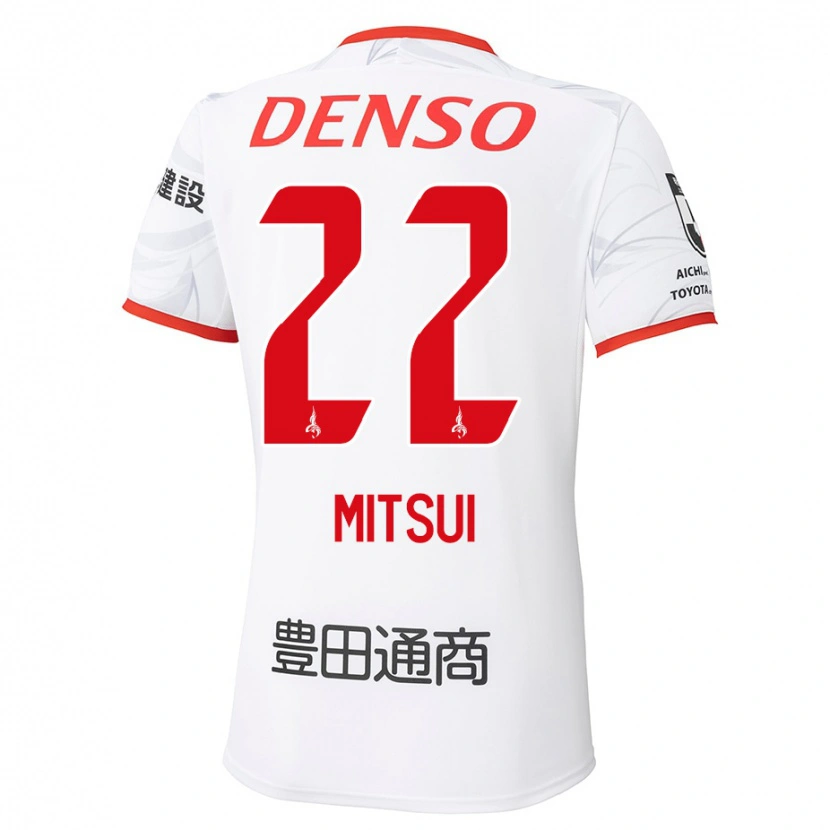 Danxen Mænd Daiki Mitsui #22 Rød Gul Udebane Spillertrøjer 2025/26 Trøje T-Shirt