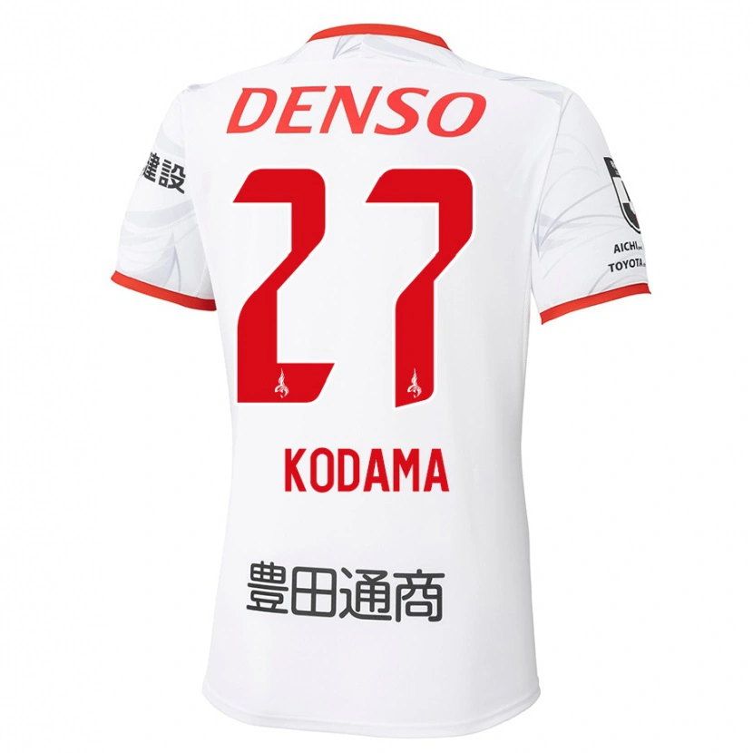 Danxen Mænd Shunto Kodama #27 Rød Gul Udebane Spillertrøjer 2025/26 Trøje T-Shirt