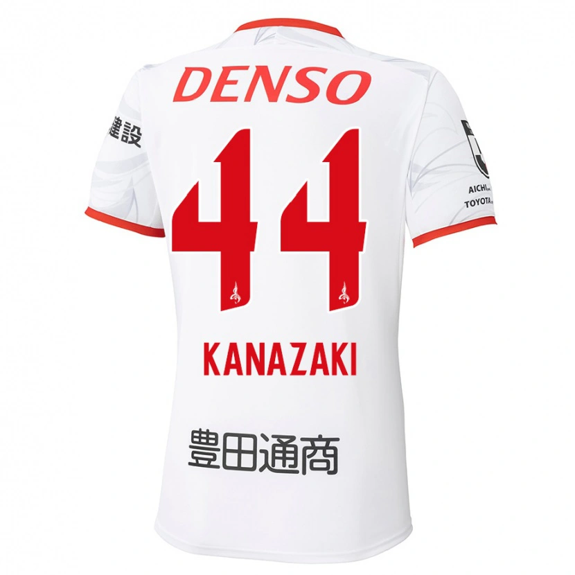 Danxen Mænd Mu Kanazaki #44 Rød Gul Udebane Spillertrøjer 2025/26 Trøje T-Shirt