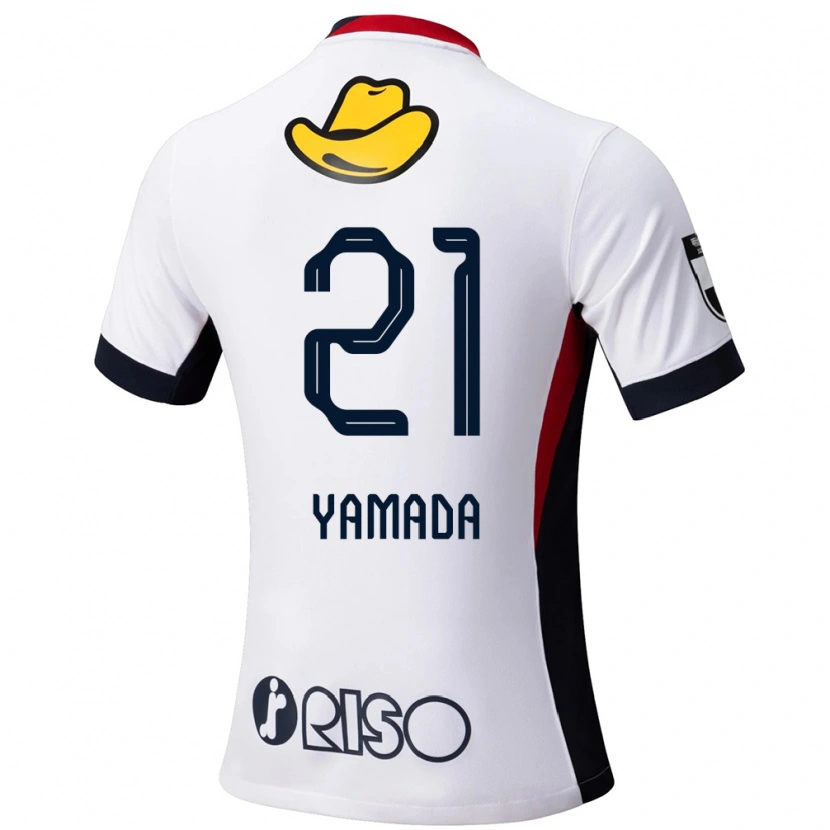 Danxen Mænd Taiki Yamada #21 Rød Sort Udebane Spillertrøjer 2025/26 Trøje T-Shirt