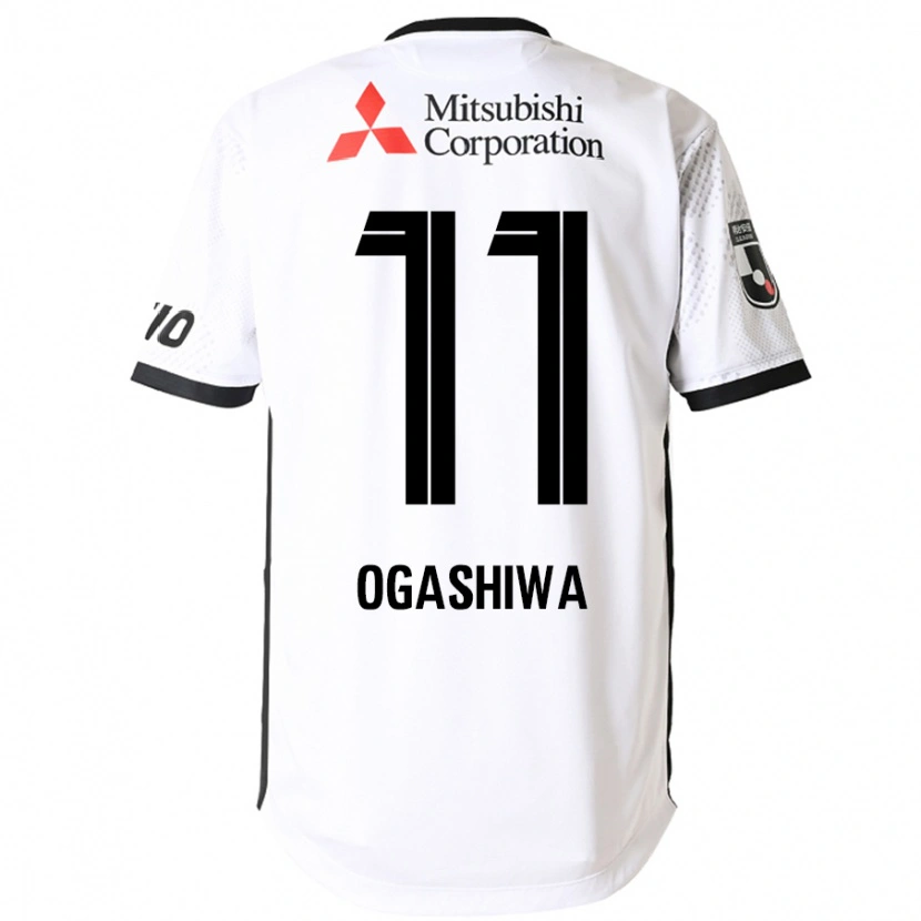 Danxen Mænd Tsuyoshi Ogashiwa #11 Royal Blå Hvid Udebane Spillertrøjer 2025/26 Trøje T-Shirt