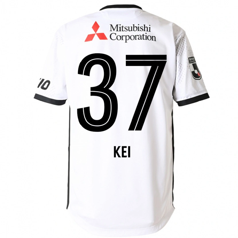 Danxen Mænd Kei Koizumi #37 Royal Blå Hvid Udebane Spillertrøjer 2025/26 Trøje T-Shirt