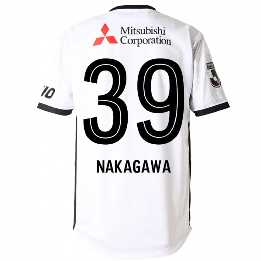Danxen Mænd Teruhito Nakagawa #39 Royal Blå Hvid Udebane Spillertrøjer 2025/26 Trøje T-Shirt