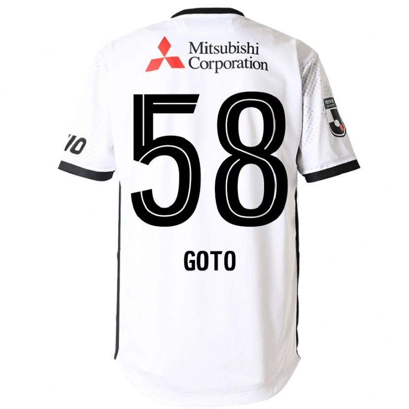 Danxen Mænd Wataru Goto #58 Royal Blå Hvid Udebane Spillertrøjer 2025/26 Trøje T-Shirt