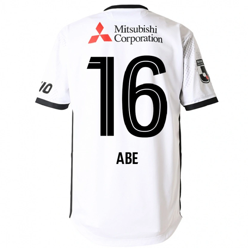 Danxen Mænd Nobuyuki Abe #16 Royal Blå Hvid Udebane Spillertrøjer 2025/26 Trøje T-Shirt