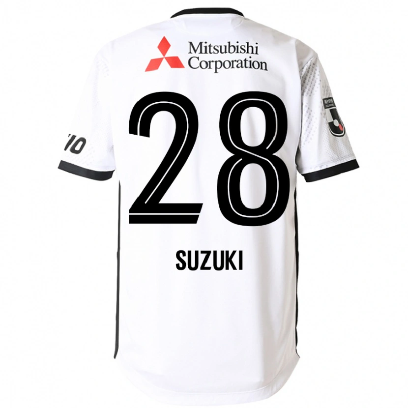 Danxen Mænd Junya Suzuki #28 Royal Blå Hvid Udebane Spillertrøjer 2025/26 Trøje T-Shirt
