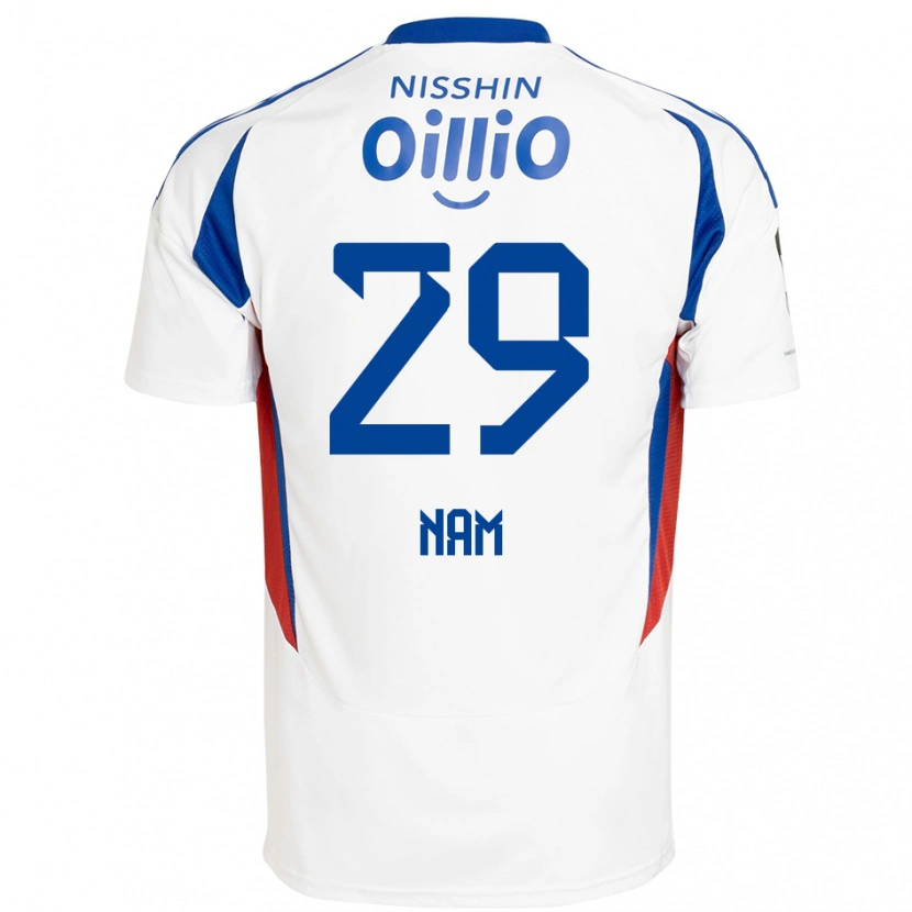 Danxen Mænd Tae-Hee Nam #29 Royal Blå Hvid Udebane Spillertrøjer 2025/26 Trøje T-Shirt
