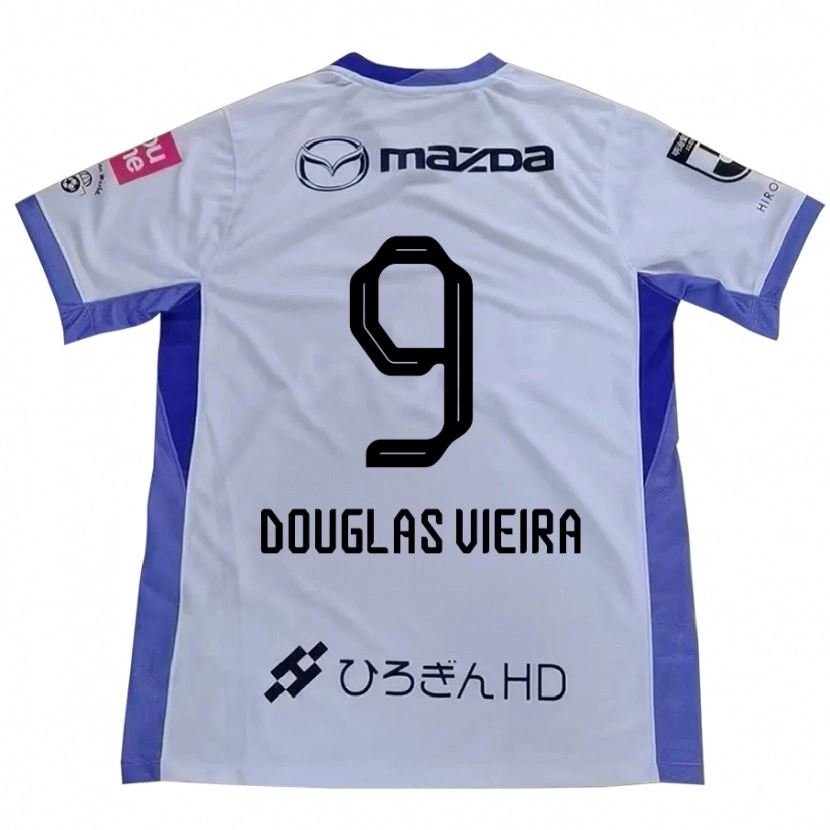 Danxen Mænd Douglas Vieira #9 Lilla Orange Udebane Spillertrøjer 2025/26 Trøje T-Shirt