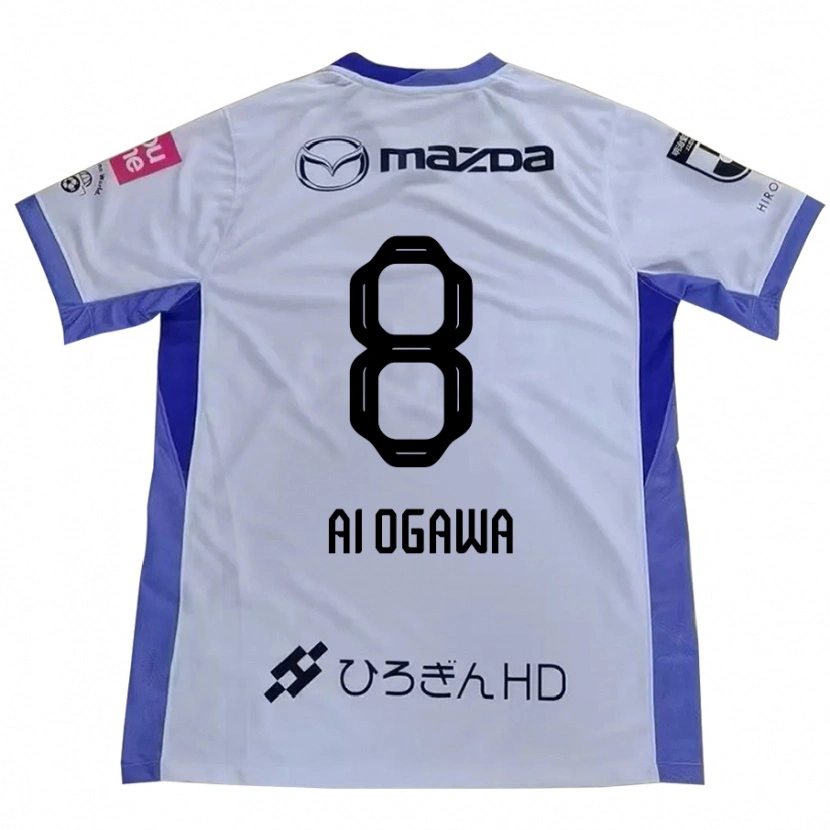 Danxen Mænd Ai Ogawa #8 Lilla Orange Udebane Spillertrøjer 2025/26 Trøje T-Shirt
