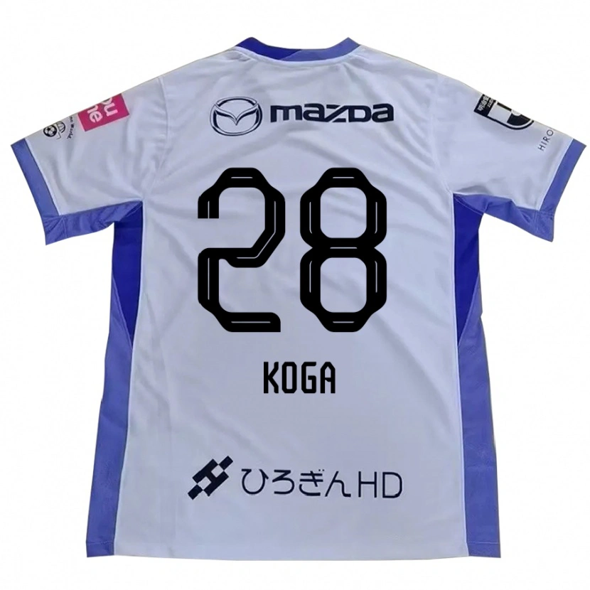 Danxen Mænd Hanano Koga #28 Lilla Orange Udebane Spillertrøjer 2025/26 Trøje T-Shirt