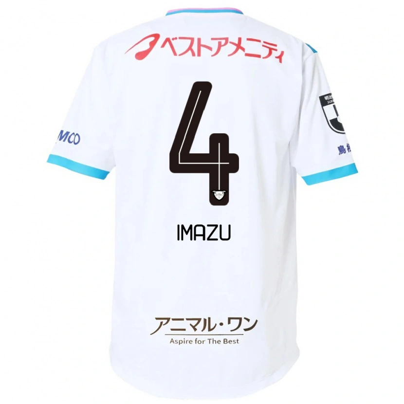 Danxen Mænd Yuta Imazu #4 Blå Pink Udebane Spillertrøjer 2025/26 Trøje T-Shirt