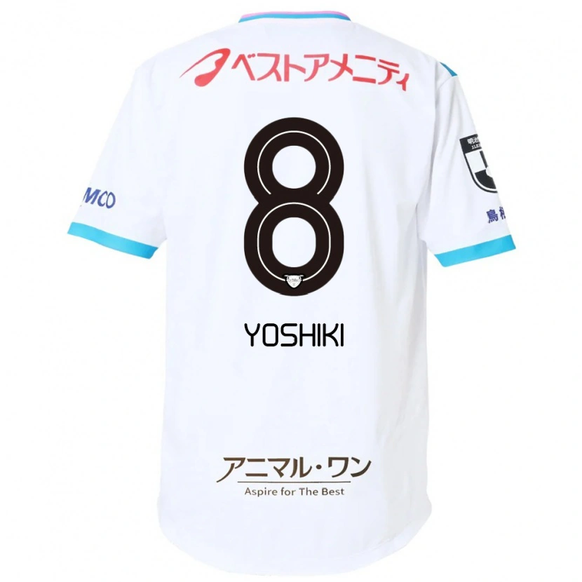 Danxen Mænd Yoshiki Narahara #8 Blå Pink Udebane Spillertrøjer 2025/26 Trøje T-Shirt