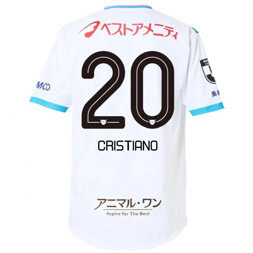 Danxen Mænd Cristiano #20 Blå Pink Udebane Spillertrøjer 2025/26 Trøje T-Shirt