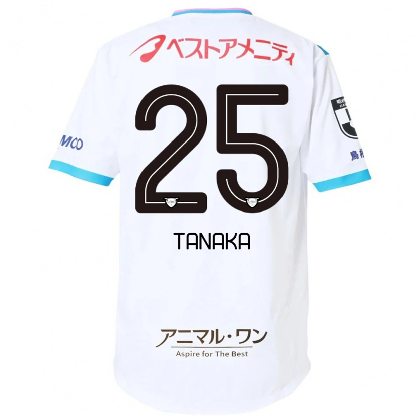 Danxen Mænd Yuto Tanaka #25 Blå Pink Udebane Spillertrøjer 2025/26 Trøje T-Shirt