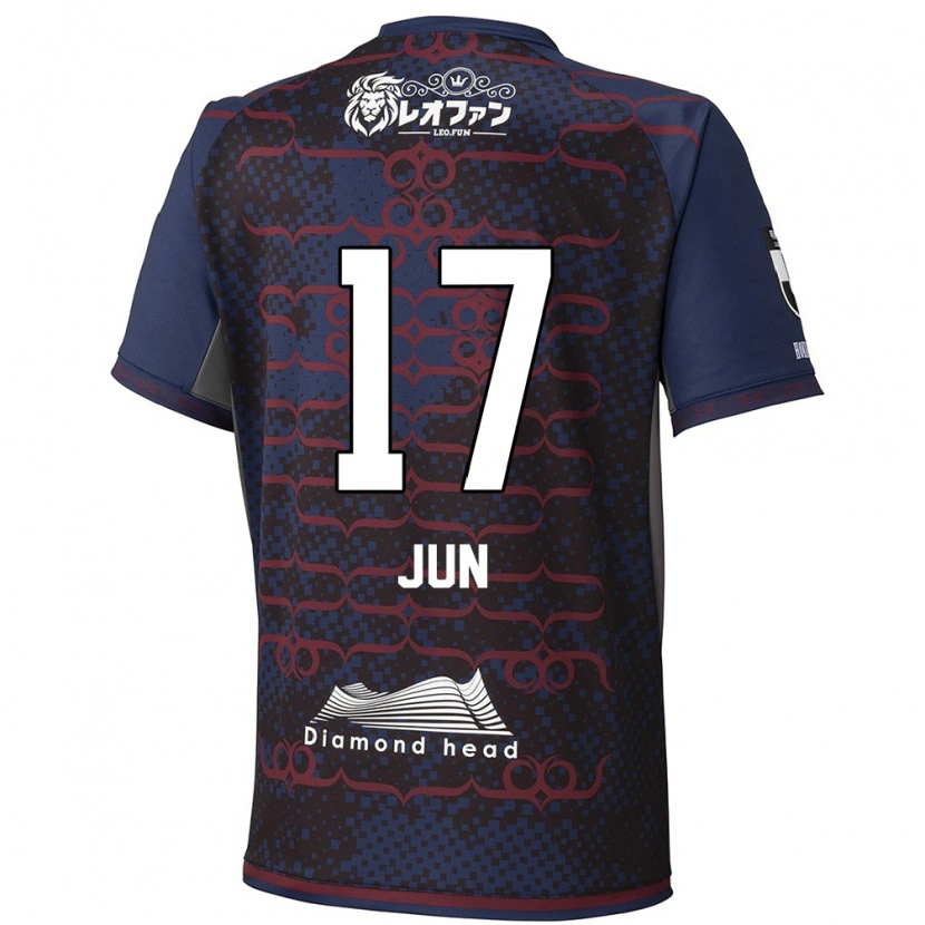 Danxen Mænd Jun Kodama #17 Rød Sort Udebane Spillertrøjer 2025/26 Trøje T-Shirt