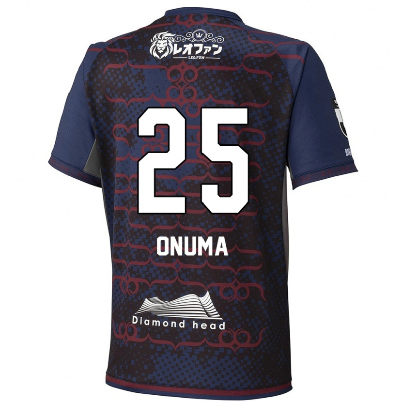 Danxen Mænd Akito Onuma #25 Rød Sort Udebane Spillertrøjer 2025/26 Trøje T-Shirt