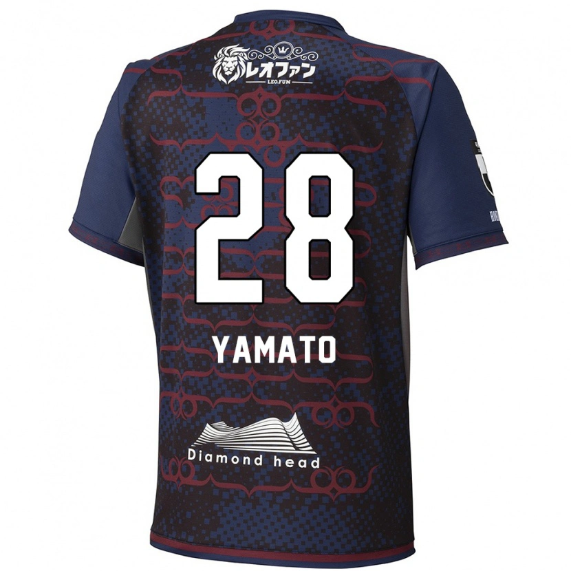 Danxen Mænd Yamato Okada #28 Rød Sort Udebane Spillertrøjer 2025/26 Trøje T-Shirt